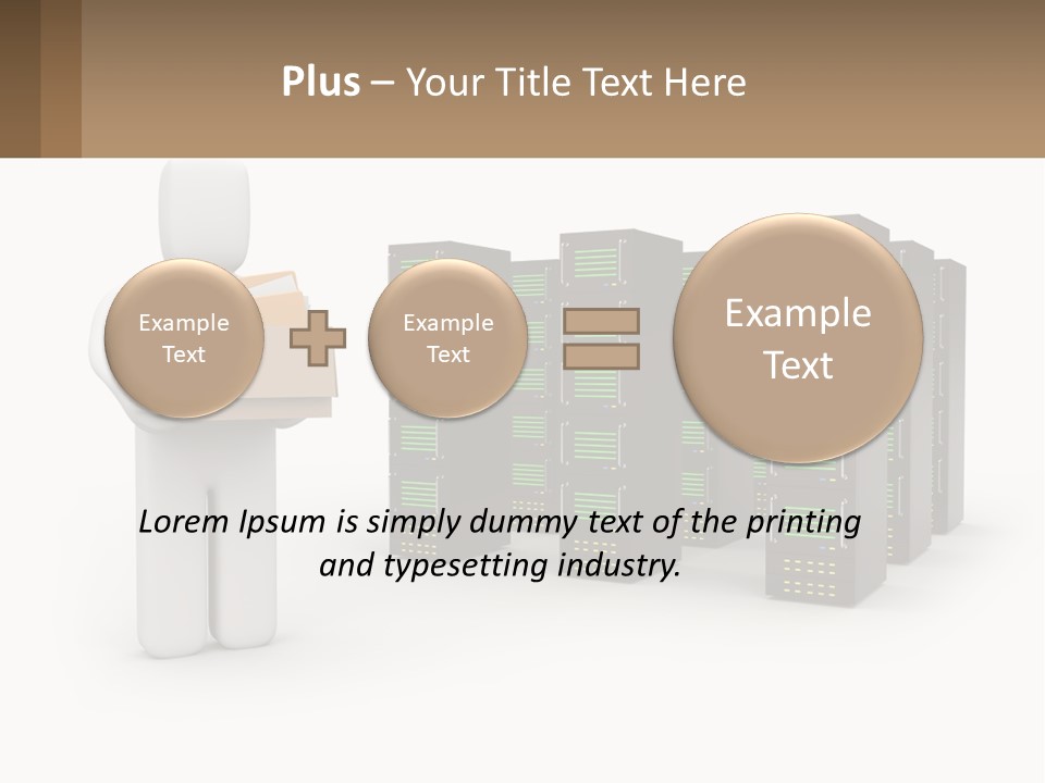 Paper Hitech Communication PowerPoint Template