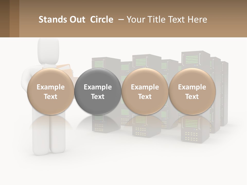 Paper Hitech Communication PowerPoint Template