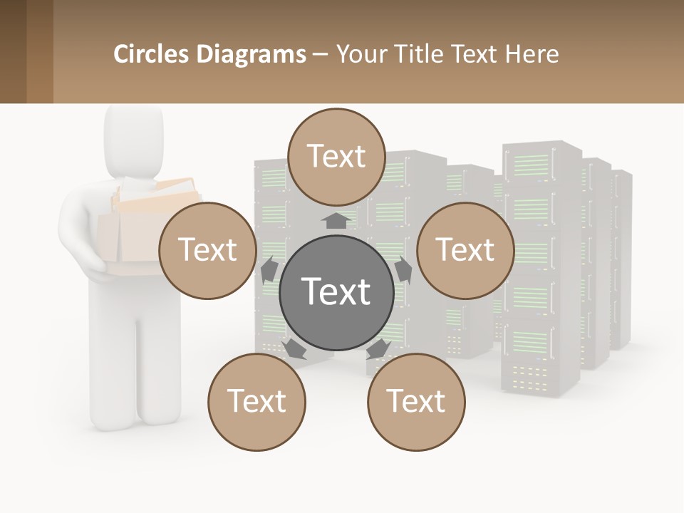 Paper Hitech Communication PowerPoint Template