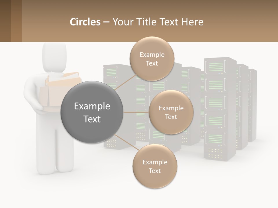 Paper Hitech Communication PowerPoint Template