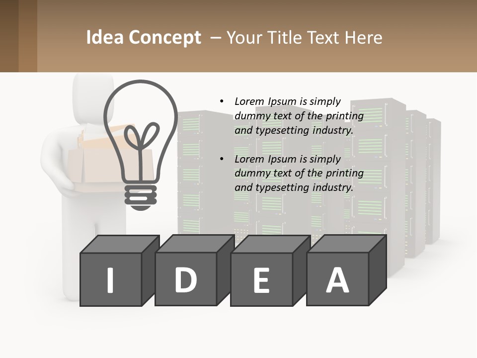 Paper Hitech Communication PowerPoint Template
