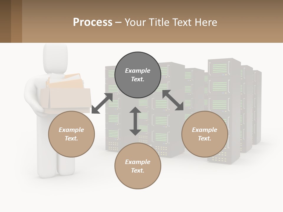 Paper Hitech Communication PowerPoint Template