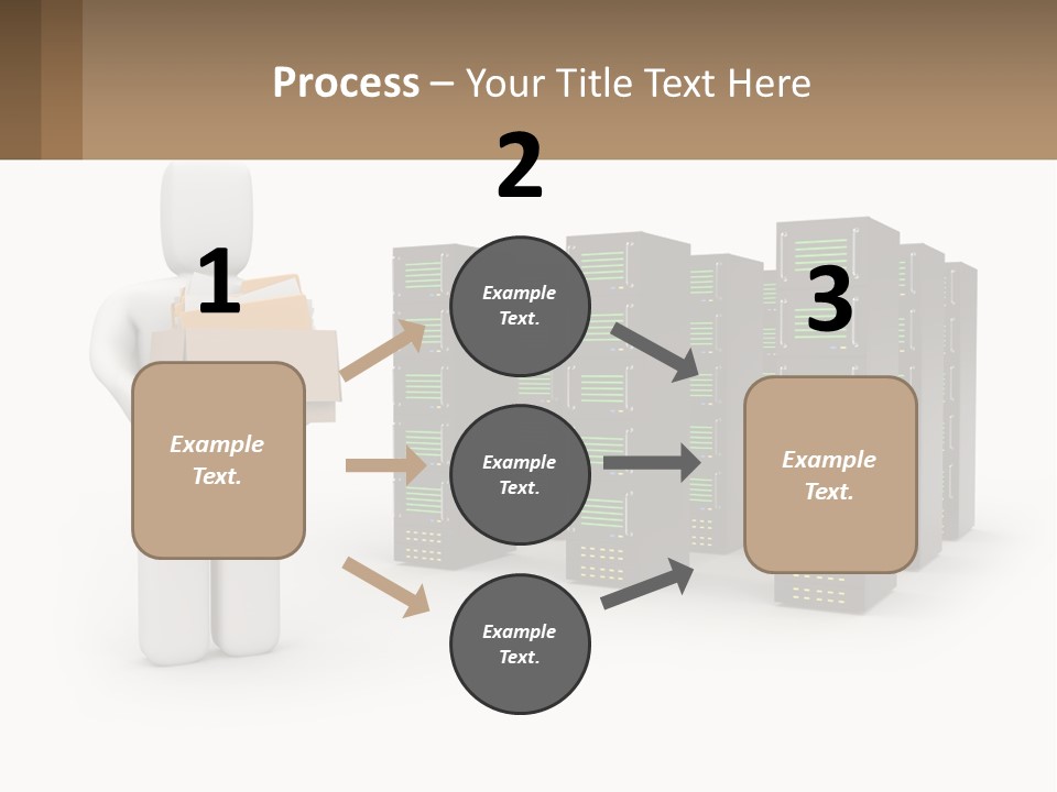 Paper Hitech Communication PowerPoint Template