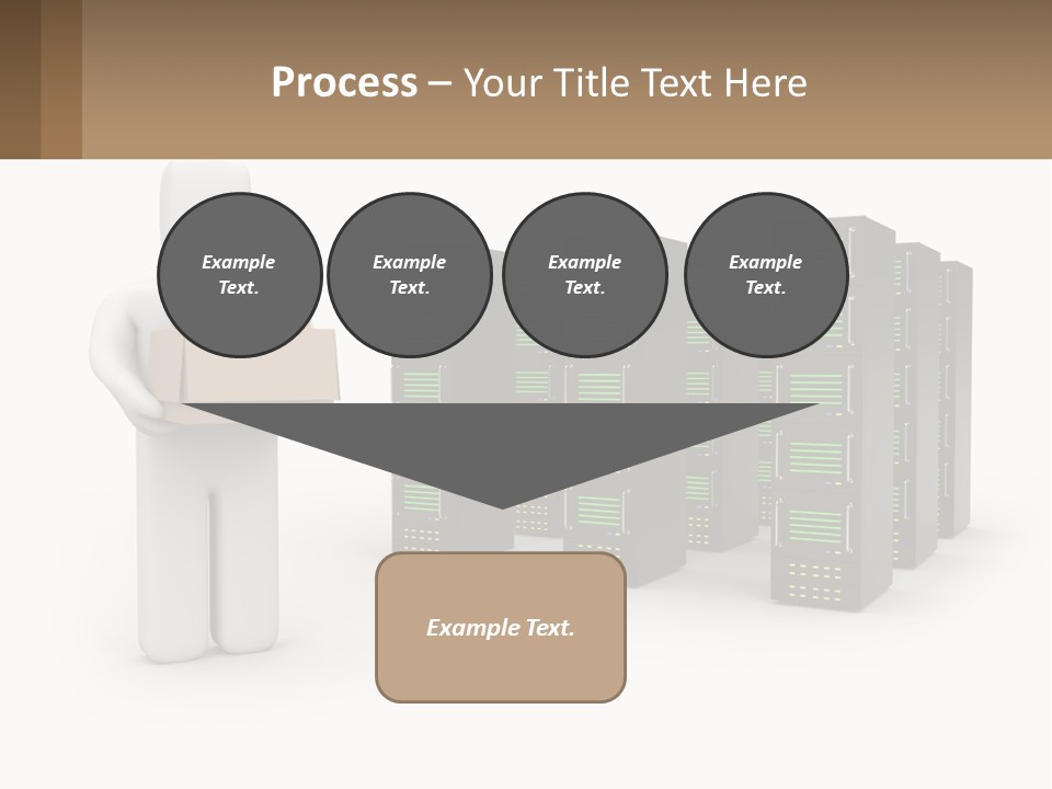 Paper Hitech Communication PowerPoint Template