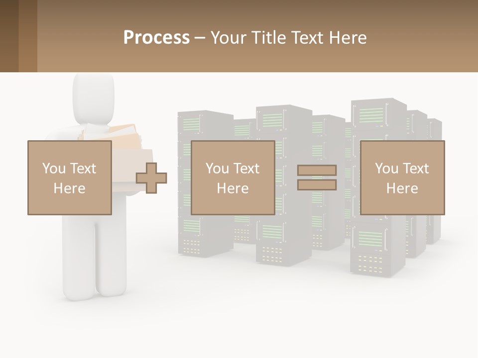 Paper Hitech Communication PowerPoint Template