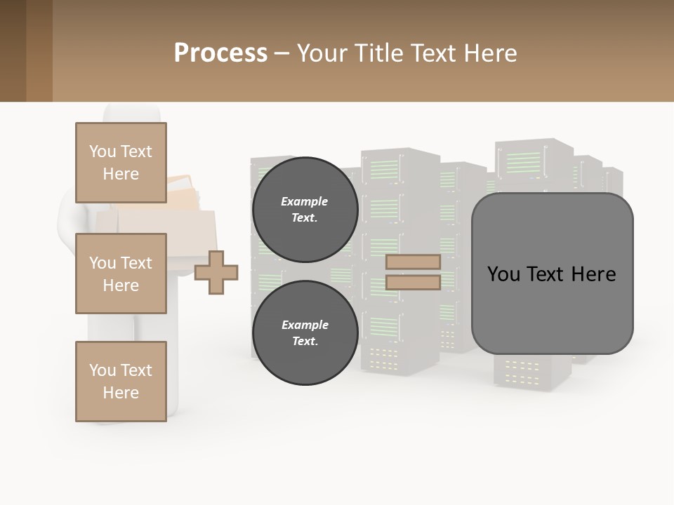 Paper Hitech Communication PowerPoint Template