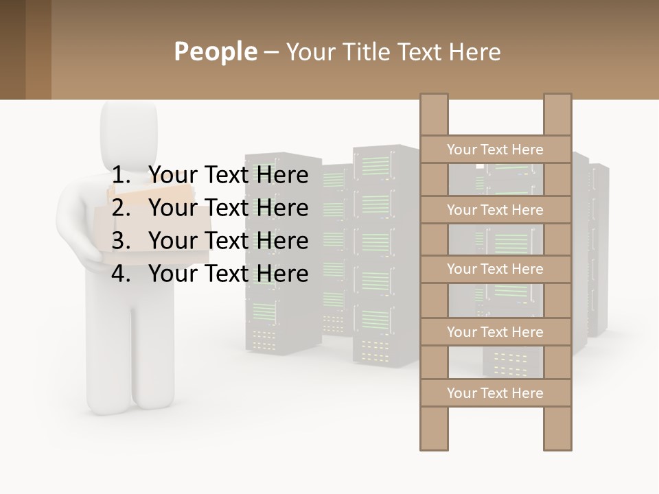 Paper Hitech Communication PowerPoint Template