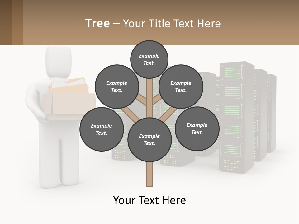 Paper Hitech Communication PowerPoint Template