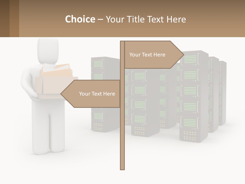 Paper Hitech Communication PowerPoint Template