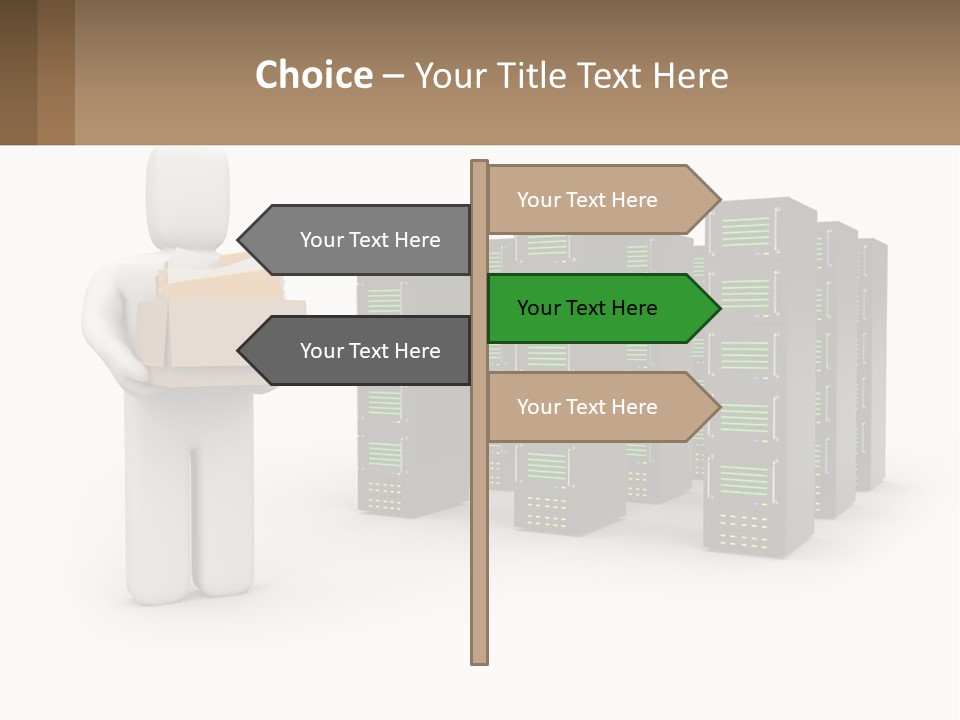 Paper Hitech Communication PowerPoint Template