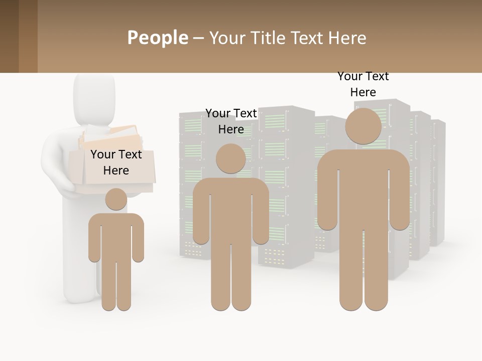 Paper Hitech Communication PowerPoint Template