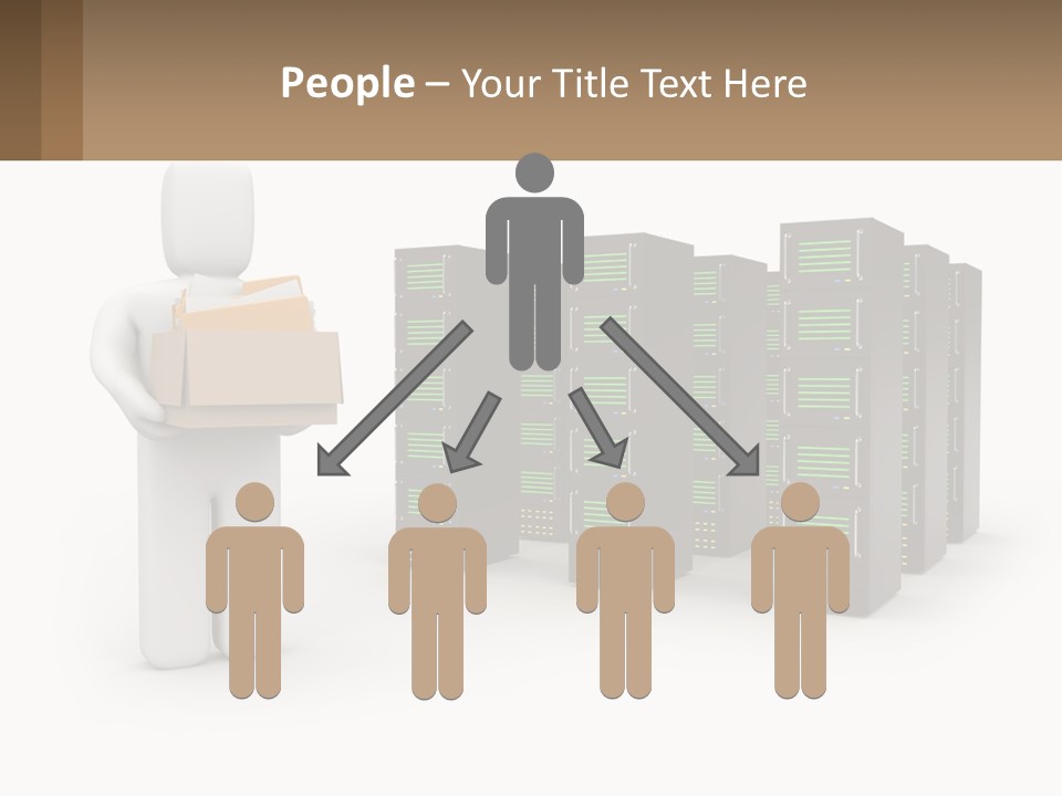 Paper Hitech Communication PowerPoint Template