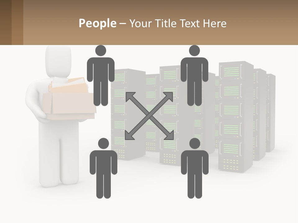 Paper Hitech Communication PowerPoint Template