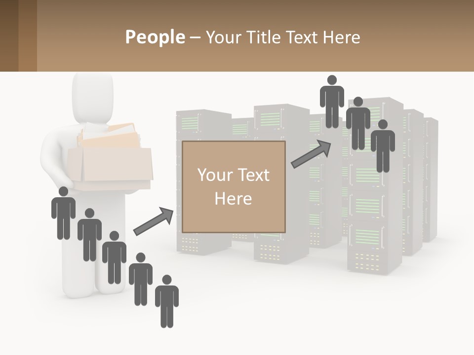 Paper Hitech Communication PowerPoint Template