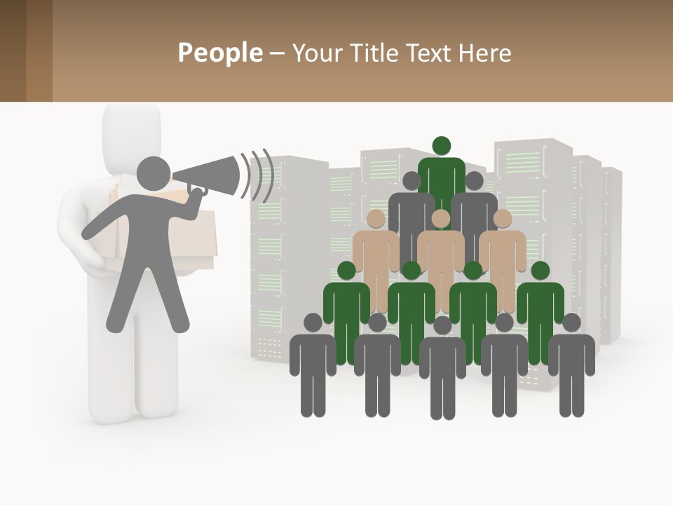 Paper Hitech Communication PowerPoint Template