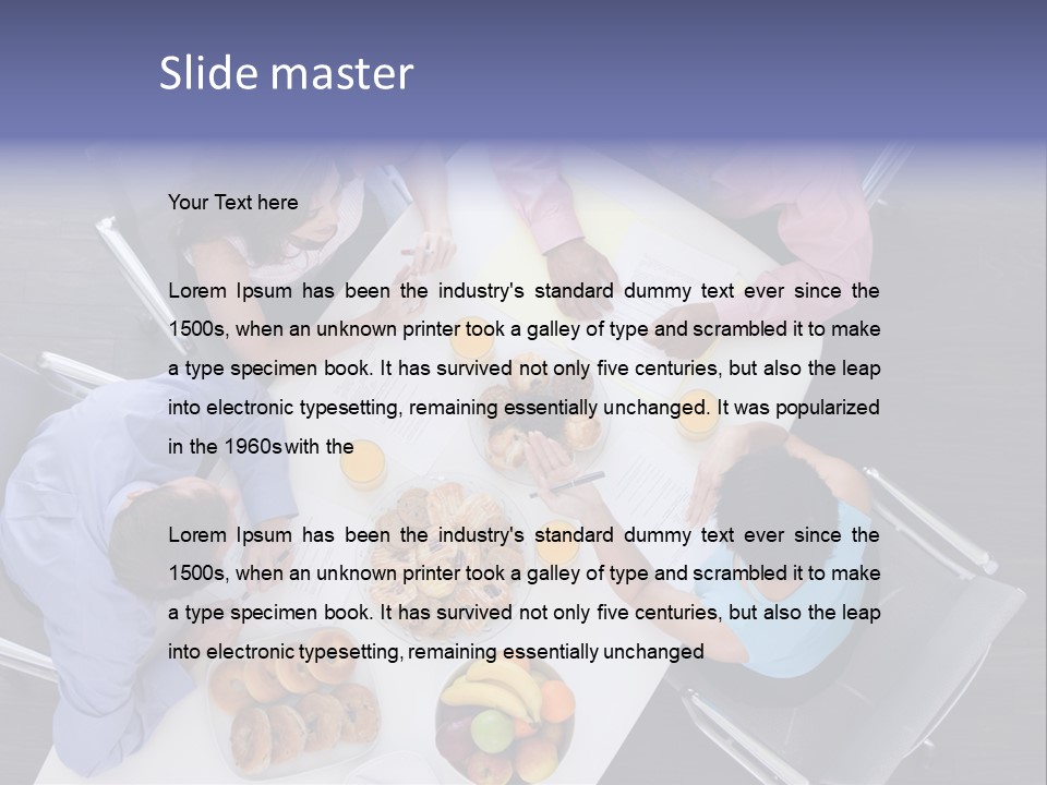 Middle Multi Discussing PowerPoint Template