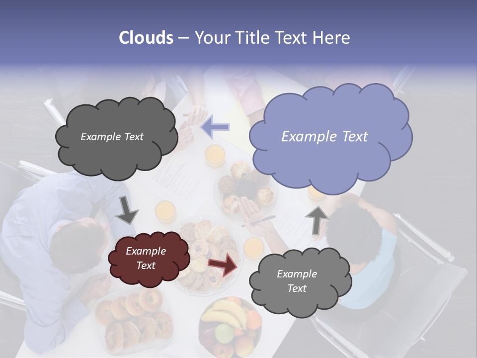 Middle Multi Discussing PowerPoint Template