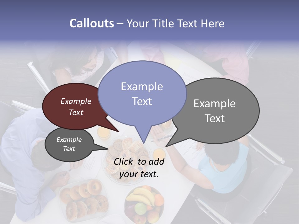 Middle Multi Discussing PowerPoint Template