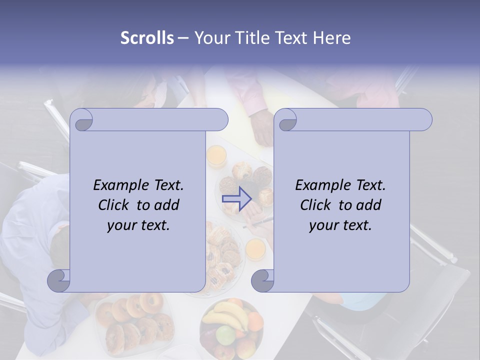 Middle Multi Discussing PowerPoint Template