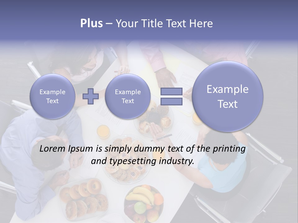Middle Multi Discussing PowerPoint Template