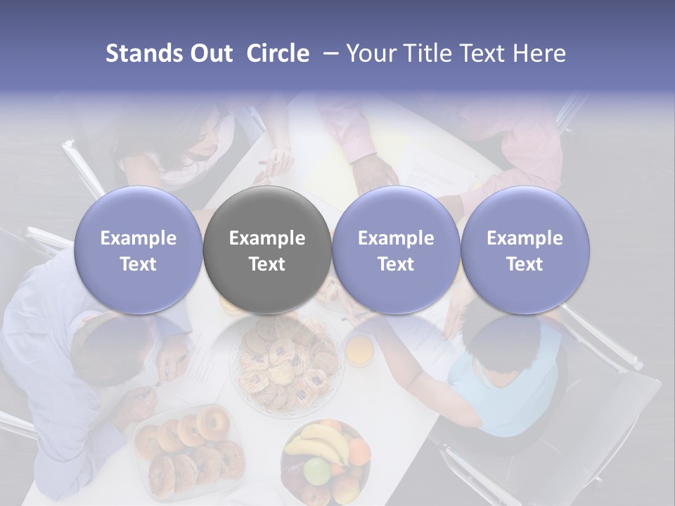 Middle Multi Discussing PowerPoint Template