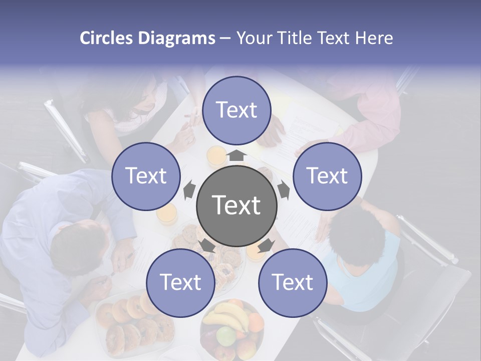 Middle Multi Discussing PowerPoint Template