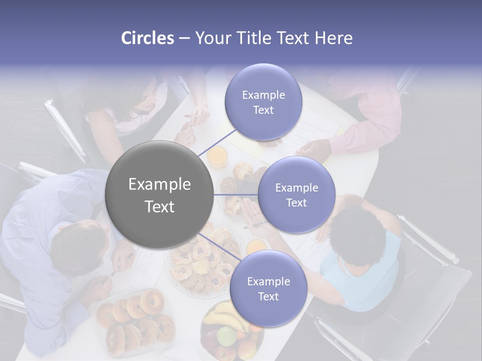 Middle Multi Discussing PowerPoint Template