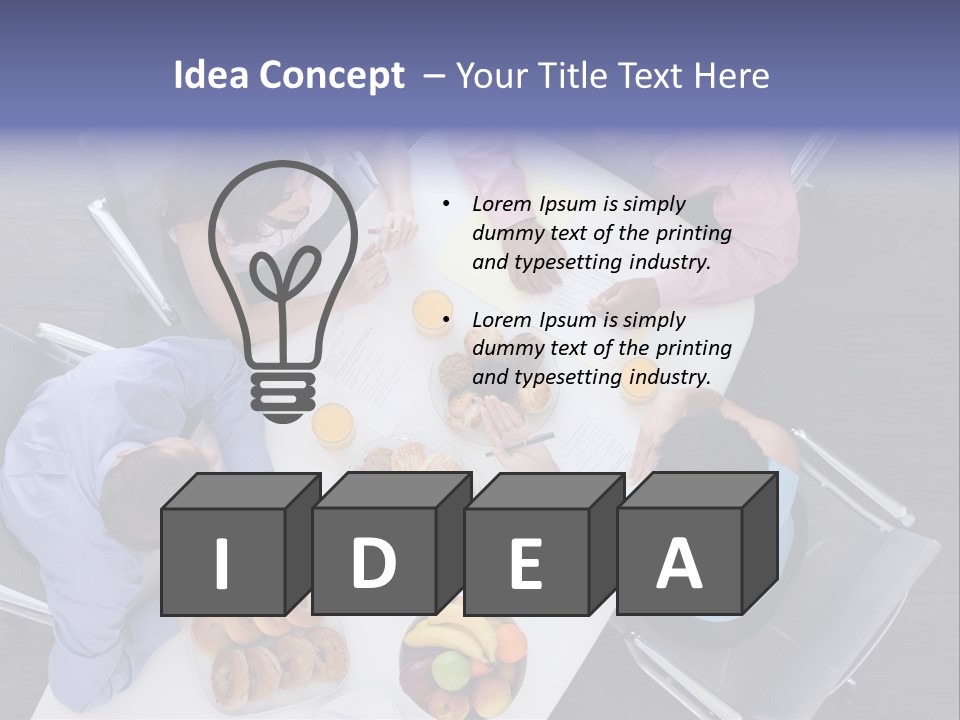 Middle Multi Discussing PowerPoint Template