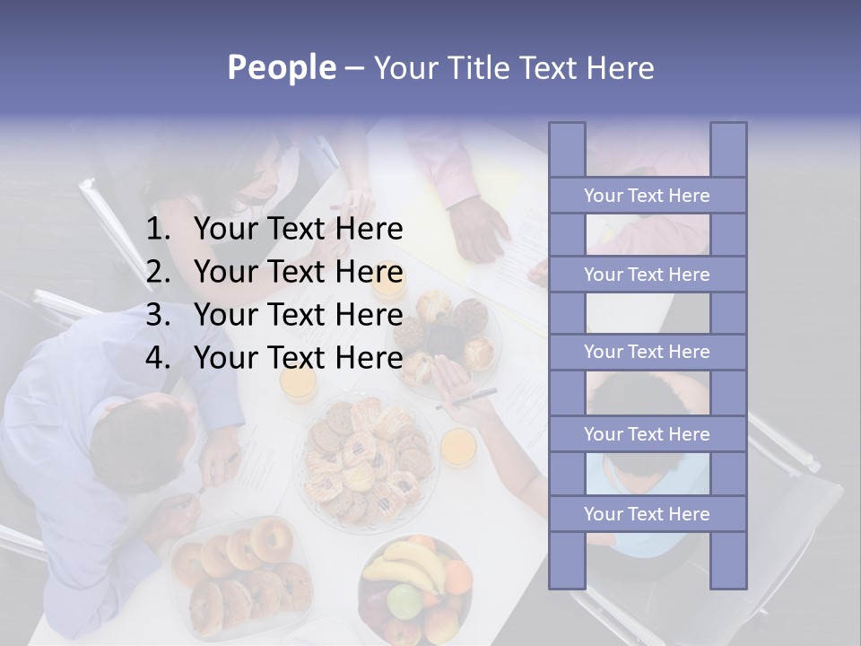 Middle Multi Discussing PowerPoint Template