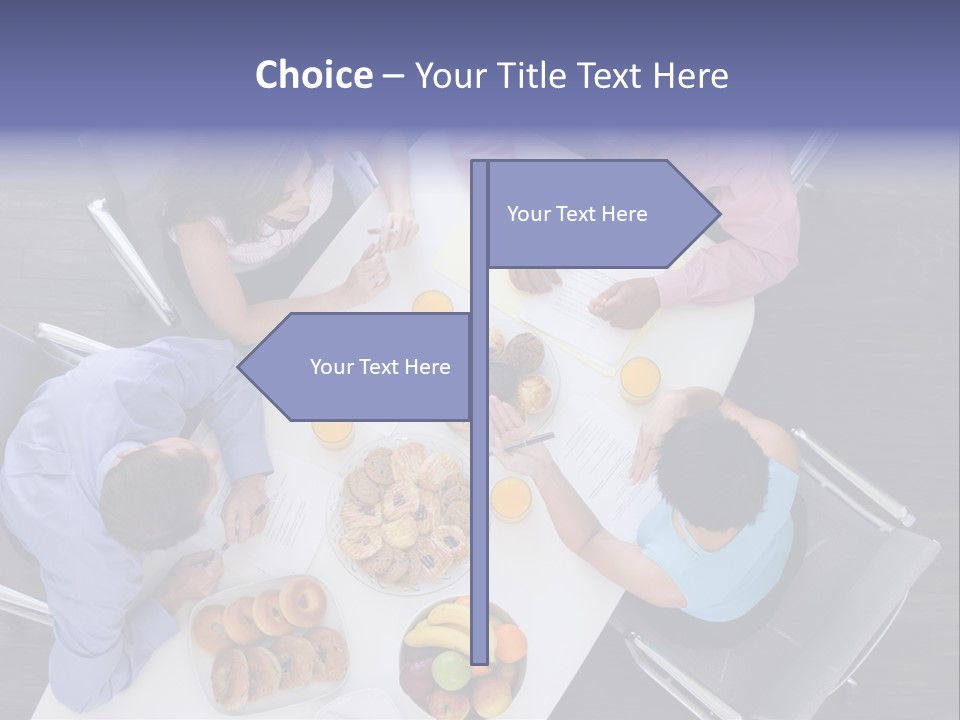 Middle Multi Discussing PowerPoint Template