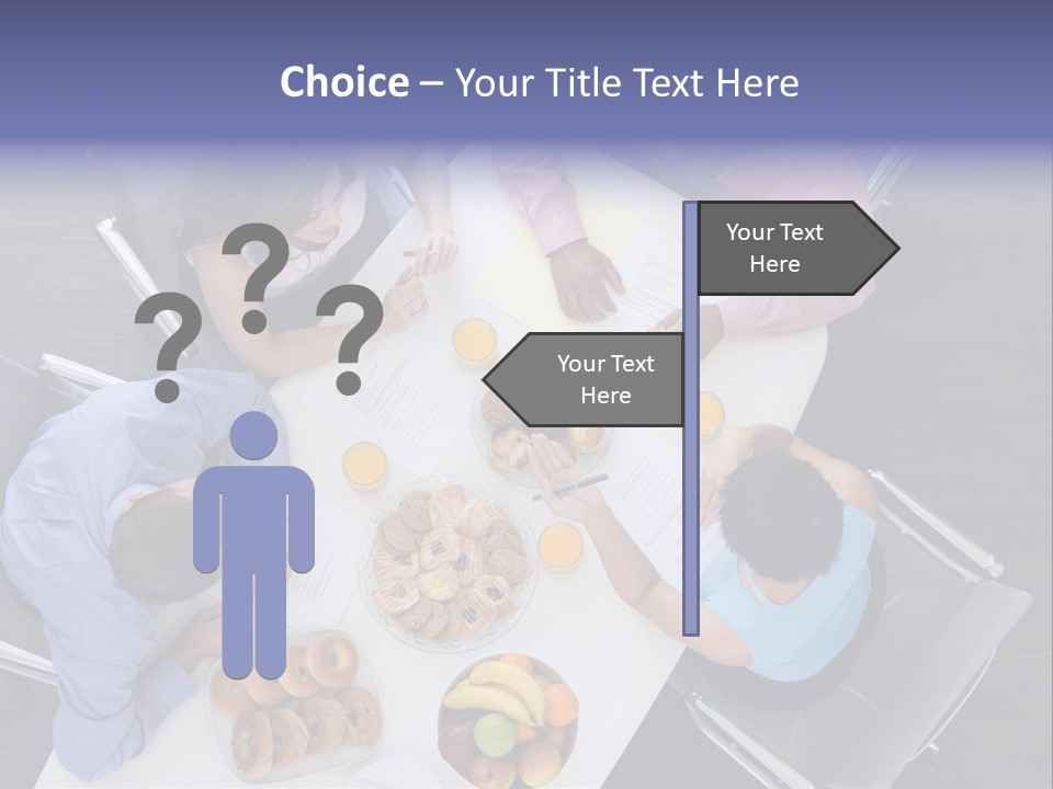 Middle Multi Discussing PowerPoint Template