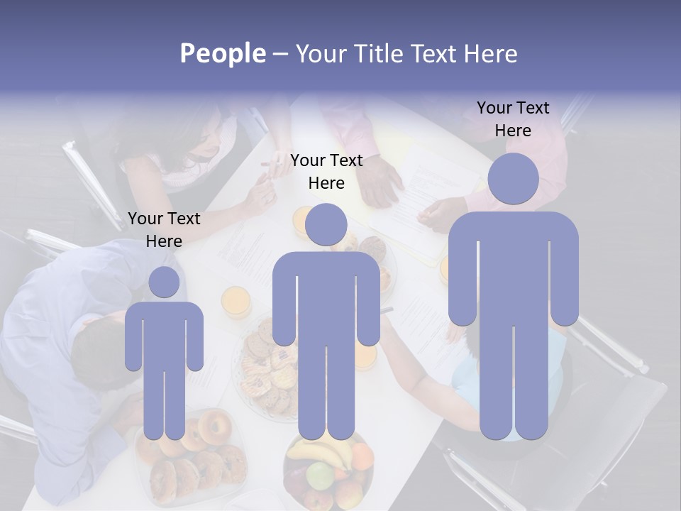 Middle Multi Discussing PowerPoint Template