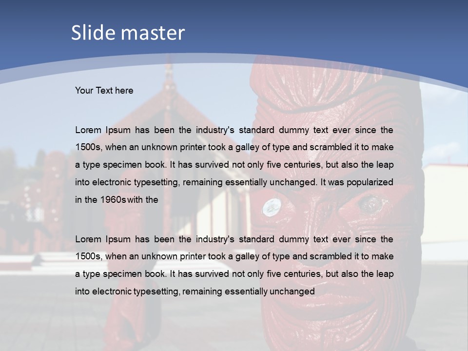 Indigenous Aboriginal Wood PowerPoint Template