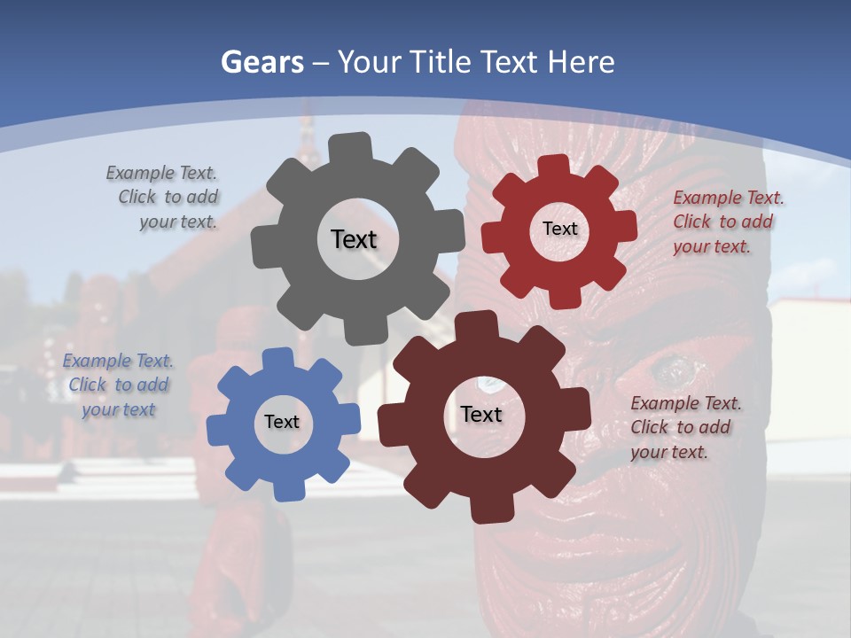 Indigenous Aboriginal Wood PowerPoint Template