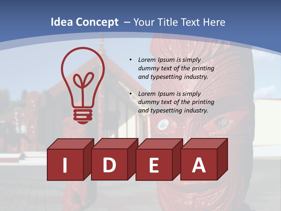 Indigenous Aboriginal Wood PowerPoint Template