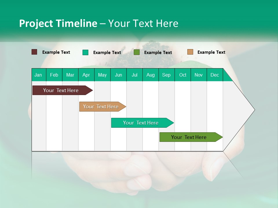 A Person Holding A Plant In Their Hands PowerPoint Template