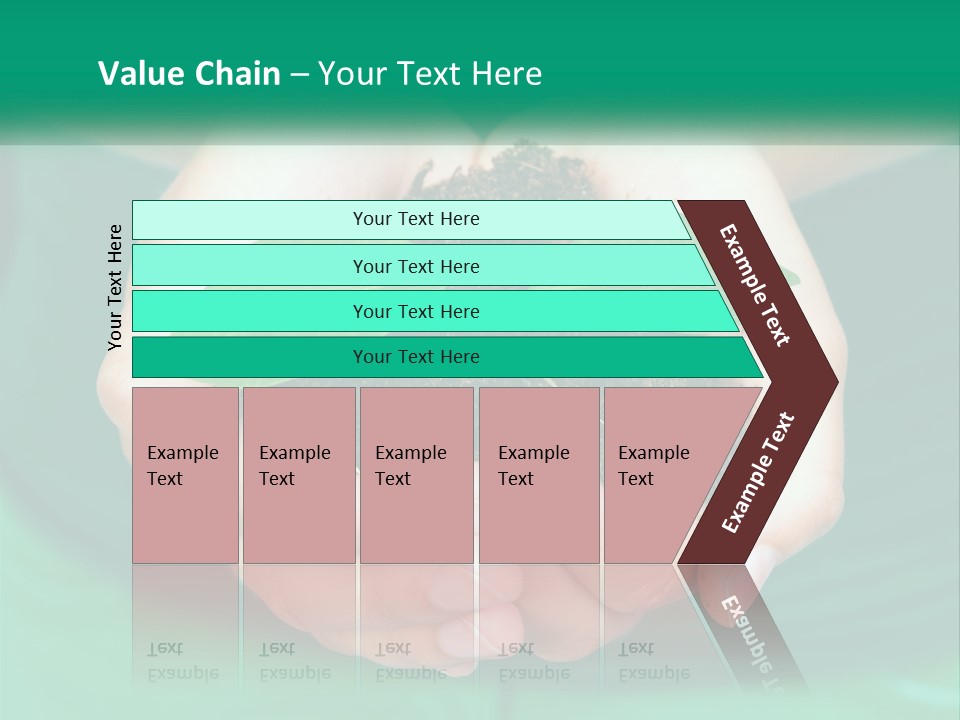 A Person Holding A Plant In Their Hands PowerPoint Template