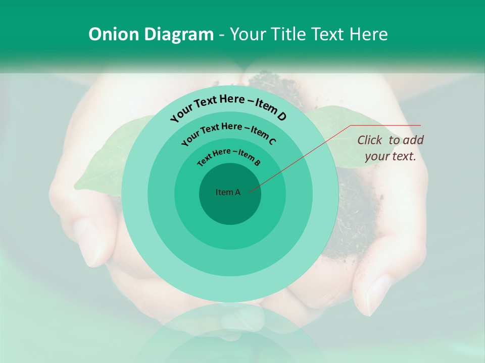 A Person Holding A Plant In Their Hands PowerPoint Template