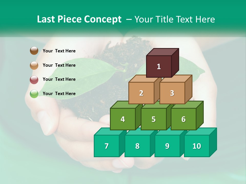 A Person Holding A Plant In Their Hands PowerPoint Template