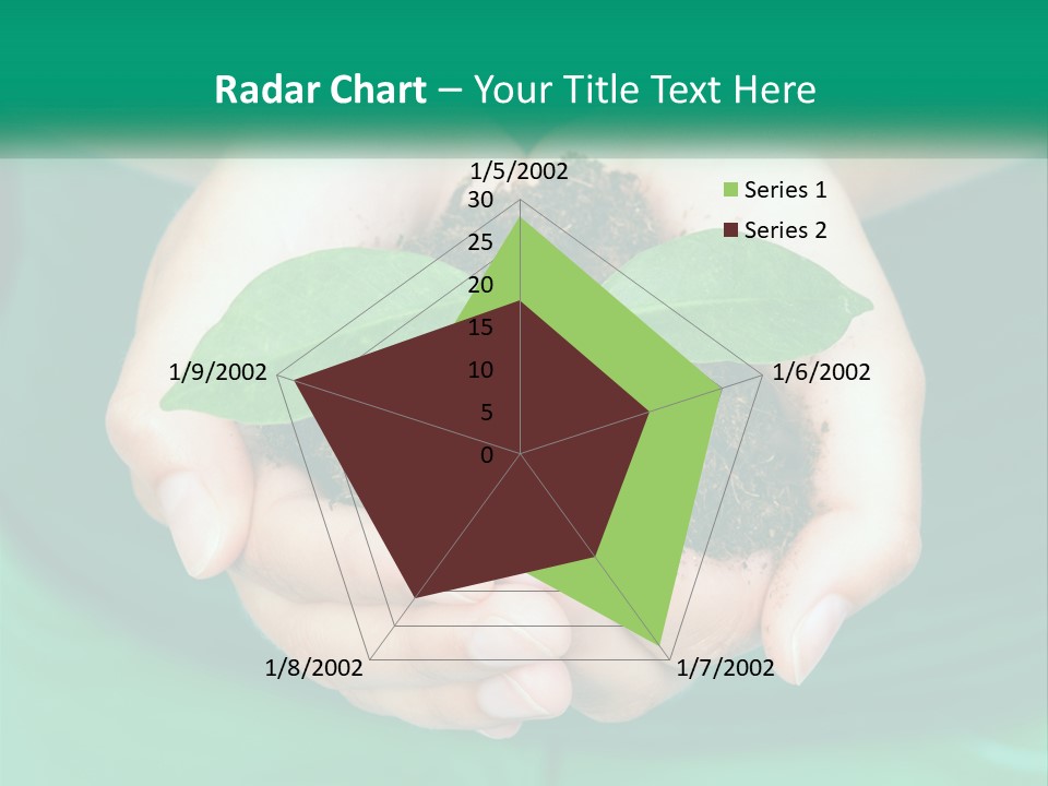 A Person Holding A Plant In Their Hands PowerPoint Template
