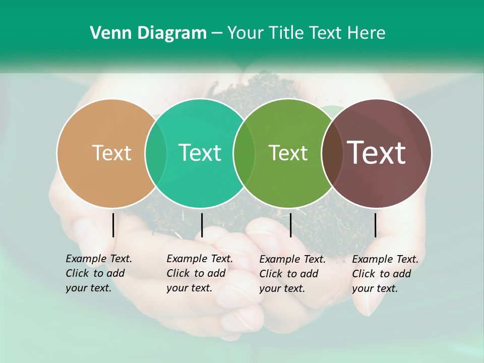 A Person Holding A Plant In Their Hands PowerPoint Template