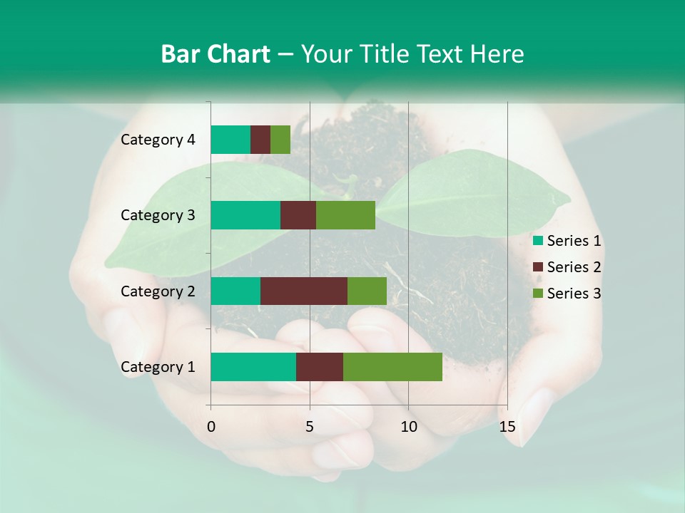 A Person Holding A Plant In Their Hands PowerPoint Template