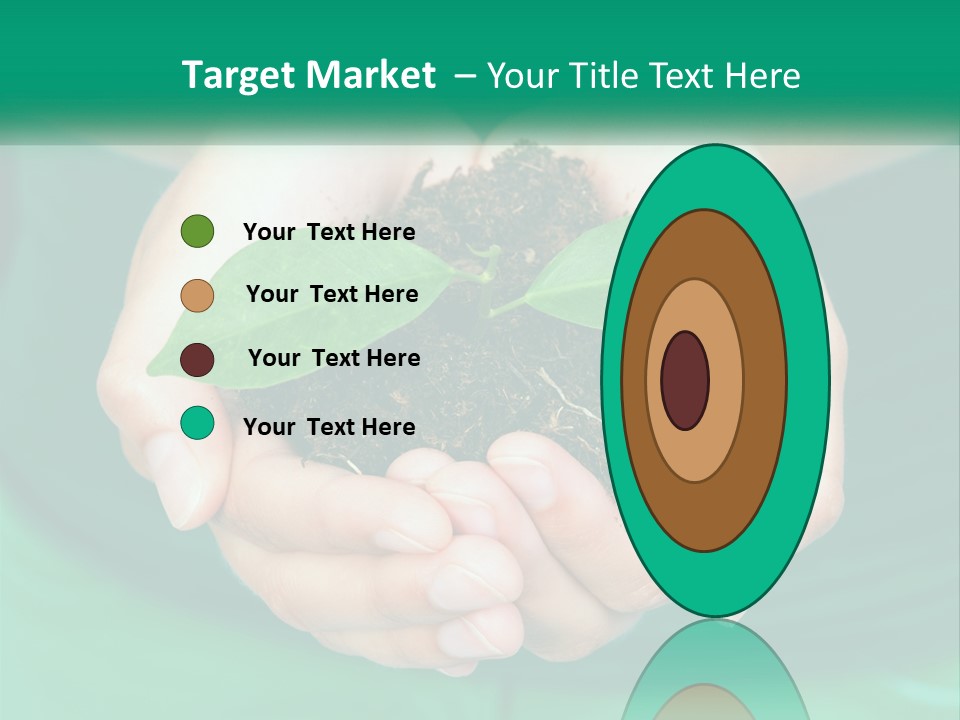 A Person Holding A Plant In Their Hands PowerPoint Template