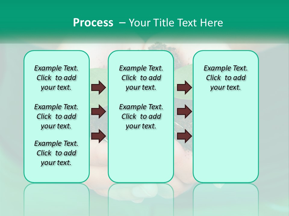 A Person Holding A Plant In Their Hands PowerPoint Template