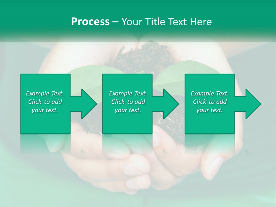 A Person Holding A Plant In Their Hands PowerPoint Template