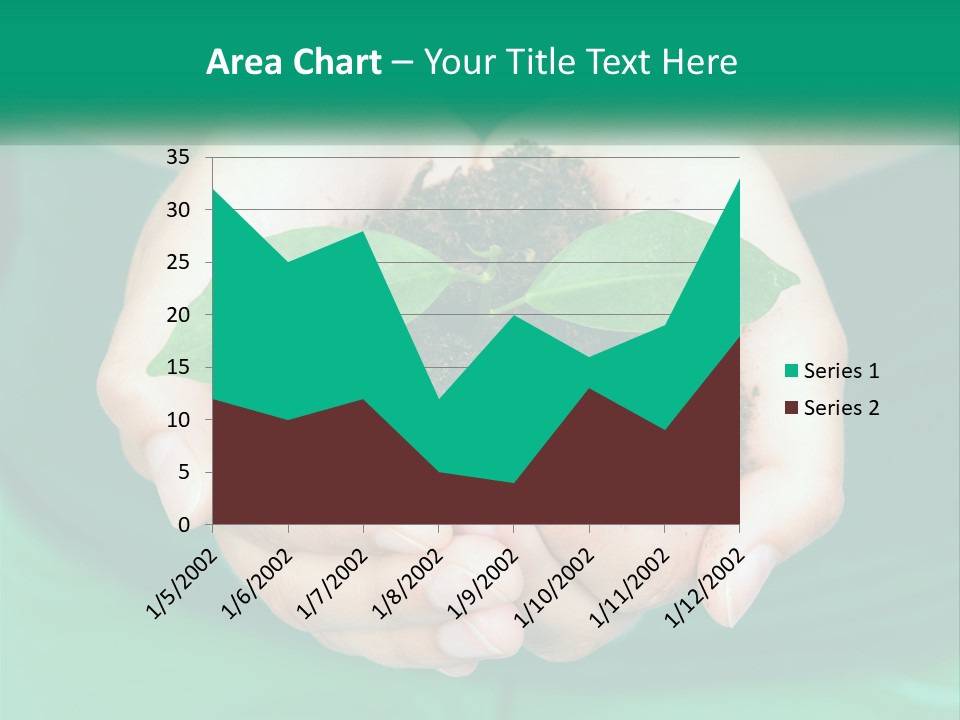 A Person Holding A Plant In Their Hands PowerPoint Template