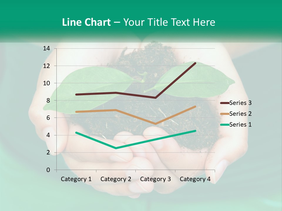 A Person Holding A Plant In Their Hands PowerPoint Template
