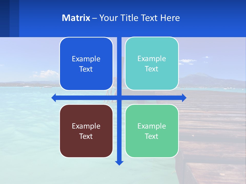 Pier Destination Perspective PowerPoint Template