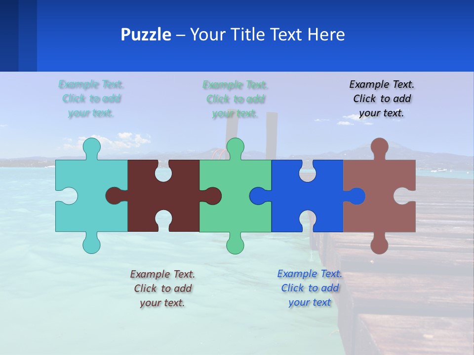 Pier Destination Perspective PowerPoint Template