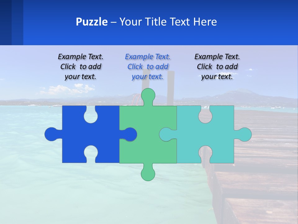 Pier Destination Perspective PowerPoint Template